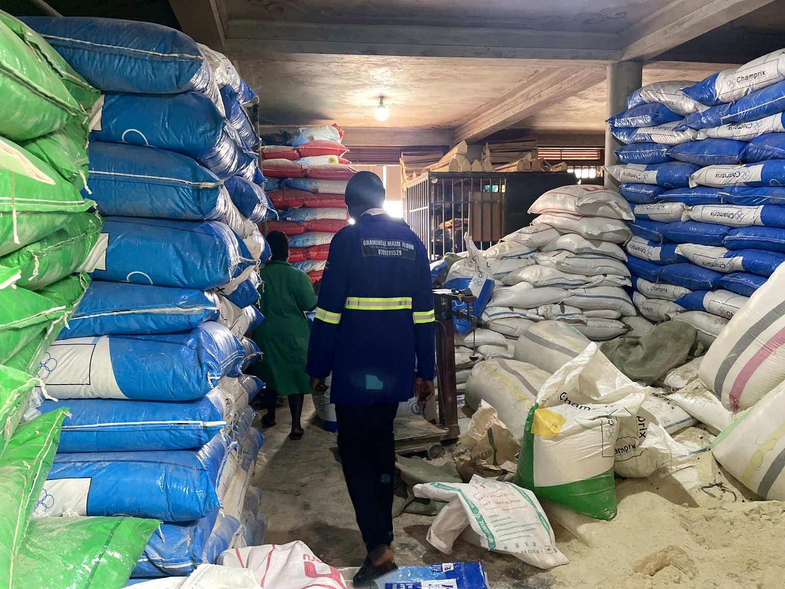 Agricultural products in storage
